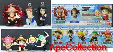 RARO Set 7 Trading Figures ONE PIECE Gashapon Part 12 Portachiavi BANDAI JAPAN