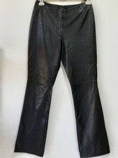Pantaloni in pelle nera NEXT – Donna, UK 10 Regular (IT 42) 