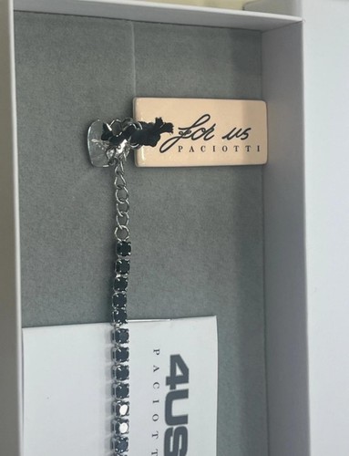 Bracciale steel tennis - bracciale, zirconi
