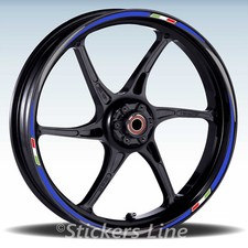 Adesivi ruote moto strisce cerchi Triumph TIGER 800 XCX (21+17 Pollici) Rac. 3