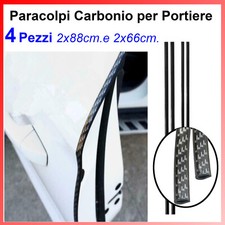 Salvaporta Paracolpi Carbonio Protezione per Portiera Auto Profilo a U Gomma
