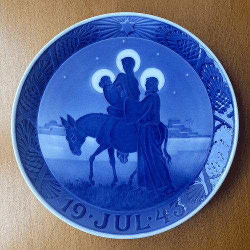 Piatto natale royal - di,