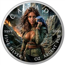 Medaglia Argento Canada 1 oz -