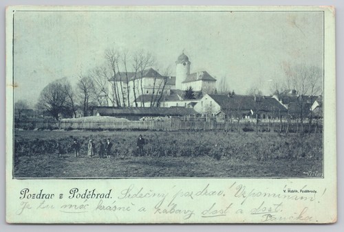 Podebrady castle fields locals - fields,