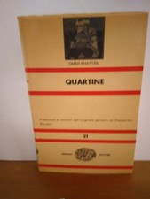 EINAUDI -NUE-PASTERNAK-OMAR KHAYYAM-QUARTINE-1969