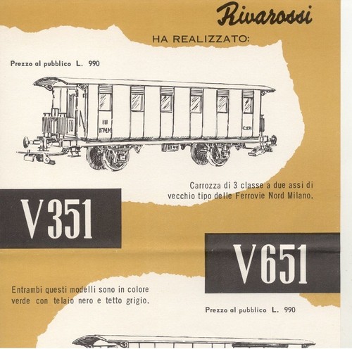 Rivarossi foglietto - rivarossi,