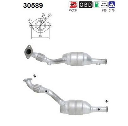 Cv catalizzatore per - kw,