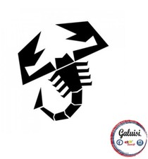 ADESIVO ABARTH SCORPIONE 500 per AUTO, MOTO, BICI, PARETE, CASCO...