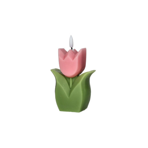 Candela led tulipano 15cm - tulipano, in
