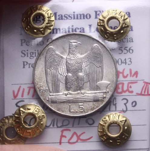 Veiii italia 5 lire - italia,