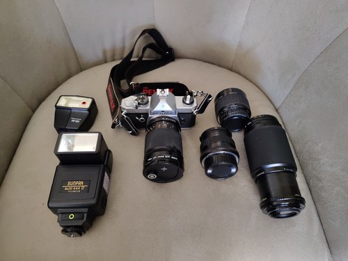 Kit fotocamera reflex vintage