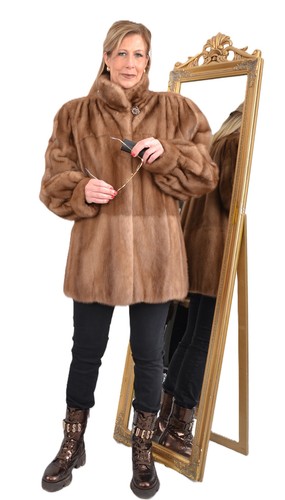 Us5160 giacca visone donna - visone,