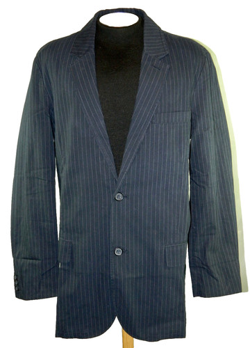 Blazer uomo righe gap blu - a,