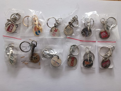 Lot porte clés jeton - lot, 12