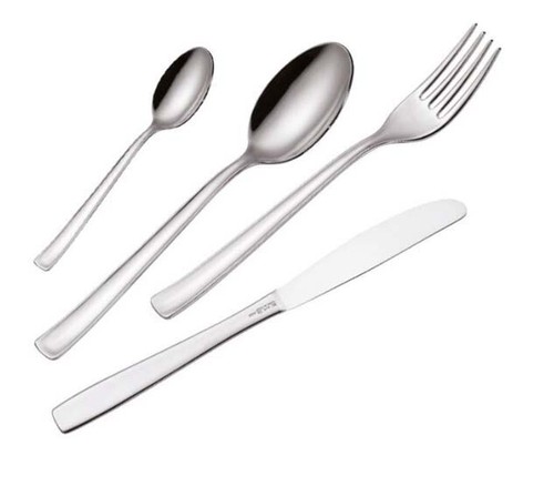 Set posate acciaio inox - acciaio,