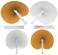 100 pezzi ventagli 50 bianchi