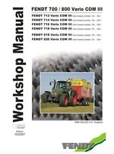 Manuale officina Fendt 700 800 Vario Com3 da 712 a 820 2007 consegnato oggi