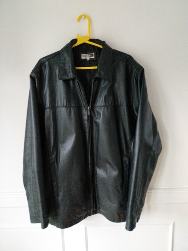 Giacca pelle nera ascella - giacca,