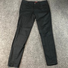 Pantalone skinny PRADA nero stile moto made in Italy cerniera caviglia 32/30
