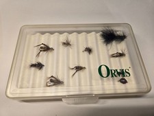  ORVIS FLY BOX con 10 mosche