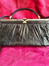 Borsa in pelle di pitone