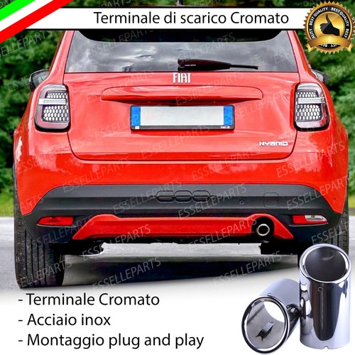 Terminale scarico cromato - scarico,