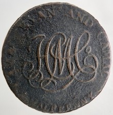 1792 ireland dublin camac harp - ireland,
