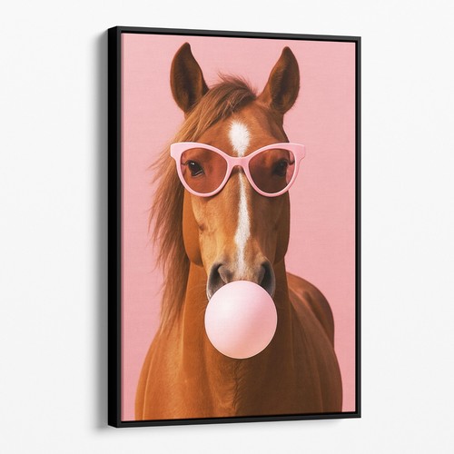Cavallo con occhiali sole - con,