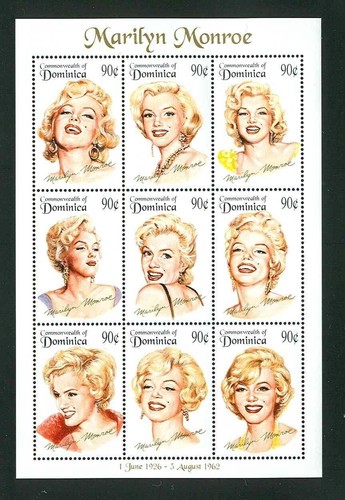 Dominica 1994 marilyn monroe - marilyn,