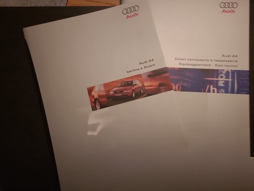 Brochure depliant audi - audi, a4
