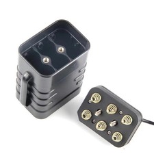 2X(12V 6X18650 Scatola Batteria Luce LED Porta Batteria con Cavo USB/DC Dua4690