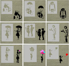 STENCIL BANKSY 190 MICRON