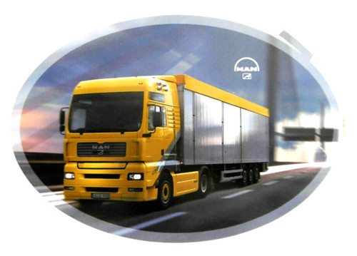 Adesivo pubblicitario man tga - adesivo,