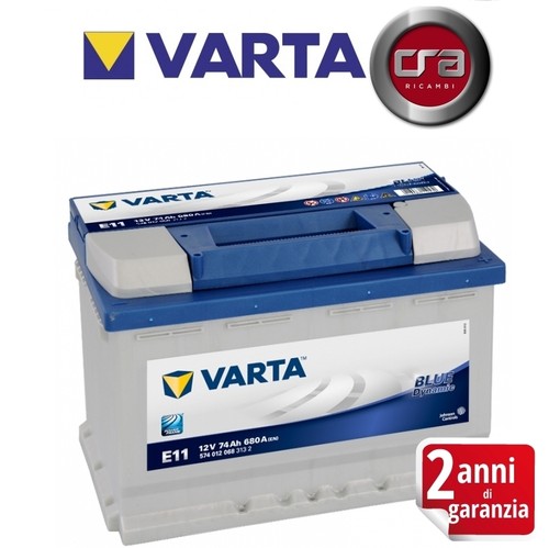 Batteria auto varta e11 74ah - e11,