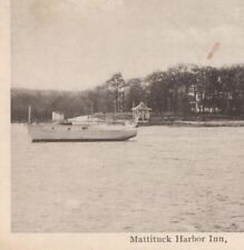 Mattituck Harbor Inn Beachwood Bungalows cartolina d'epoca primi '900 spedita