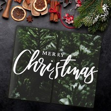 Merry Christmas Green branches