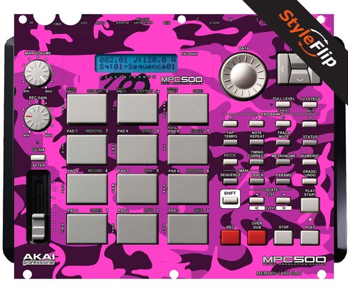 Akai mpc 500 mimetico rosa - mpc-500,