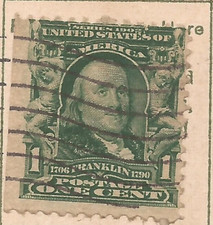 Rare  Benjamin Franklin , 1901