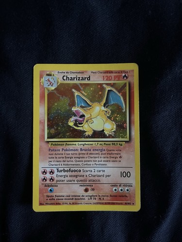 Carta pokemon charizard set - carta,