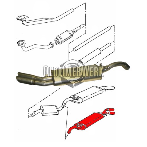 Silenziatore golf gti 16v - silenziatore,, 2