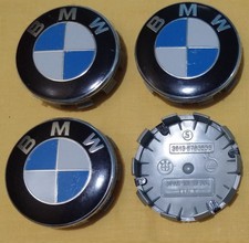 4 COPRIMOZZO BMW LOGO ORIGINALE TAPPI RUOTA Serie 1 2 3 4 5 6 7 M Z X CAPS 68mm