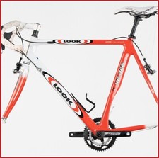 LOOK KG 386 KG386 CARBONIO VINTAGE VECCHIA BICI DA CORSA STRADA BICICLETTA FSA