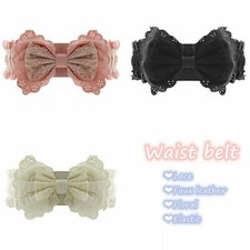 Lace Belt With Bow For Women