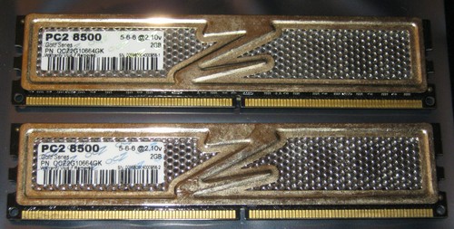 Kit 4gb ocz gold series - series, ddr2