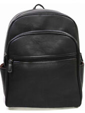 Zaino Uomo Donna Borsa Pelle Nero Grande Lavoro Ufficio Viaggio Ipad Porta Pc