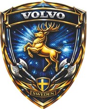 Adesivo Volvo 2 x 72 mm x 57