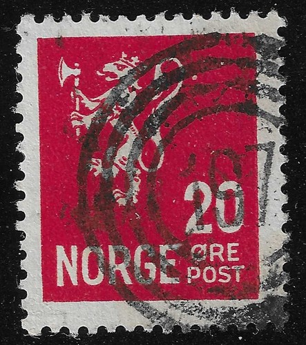 Norvegia timbro quattro - norvegia, a