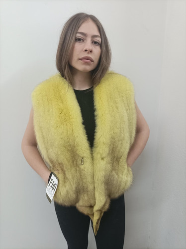 Gilet vera pelliccia di - gilet, in