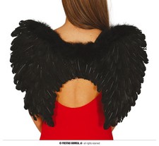 ALI PIUMATE NERE PIEGHEVOLI