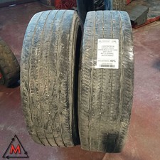 Set 2 gomme autocarro 295/80 R22.5 152/148M CONTINENTAL COACH HSW2 usate (91682)